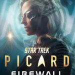 Cover of Star Trek Picard: Firewall by David Mack, featuring a photo of Jeri Ryan as Seven of Nine